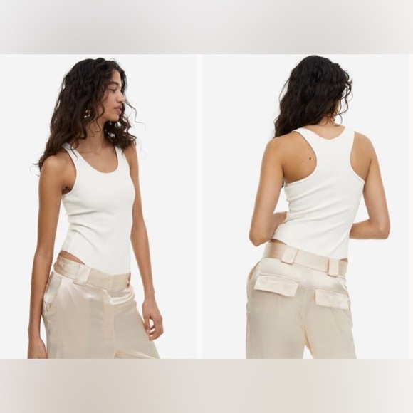 NWT H&M Bodysuit off white - Picture 2 of 3